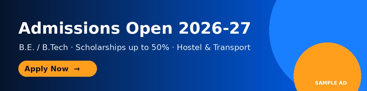 Admissions Open 2026-27 (sample ad)